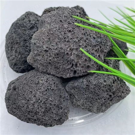 黑色火山石 景观装饰 植物栽培用 假山石造景火山岩