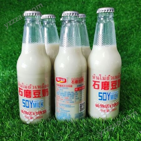 石磨豆奶植物蛋白饮料300ml非转基因大豆现磨乳味饮品