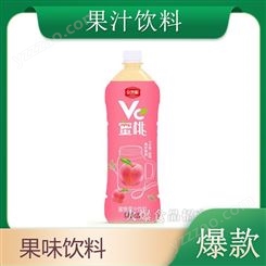 蜜桃果汁饮料1.25L大瓶分享装果味饮料商超渠道