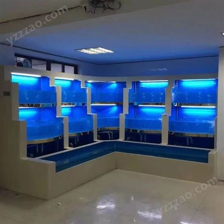 饭店酒店生鲜超市鱼池及维护保养二手海鲜鱼缸
