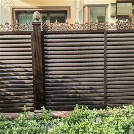 铝艺护栏铝艺护栏 铝合金围墙栏杆 花园栅栏 别墅庭院围栏 款式多样耐腐蚀