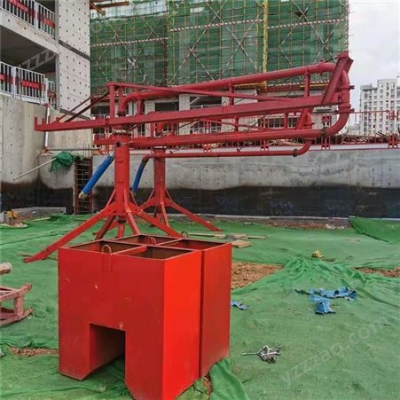 三晟手动布料机12米混凝土浇筑神器工地安装