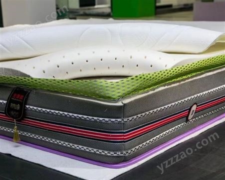 宾馆家庭式高密度海绵床垫 3d弹簧软垫 防静电抗尘螨 环保型材料