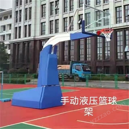 可移动电动液压篮球架 户外比赛用抗老化 坤温体育