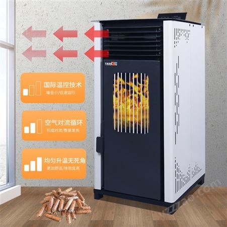 成德CD-80取暖炉家用室内客厅生物质颗粒壁炉多功能商用大面积