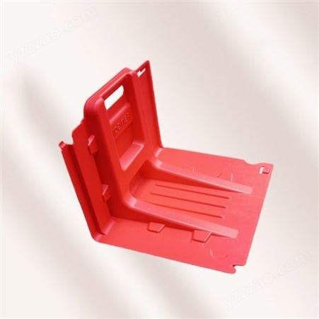 L型塑料挡水板 可拆卸防水板ABS塑料板 红色加厚