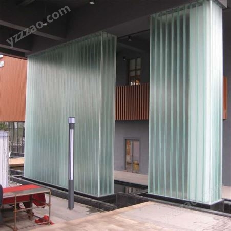 磨砂U型玻璃 建筑用幕墙装饰槽型钢化玻璃 香梨工艺支持定制