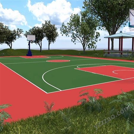 南海丙烯酸篮球场地铺设施工20年球场行业经验让你信赖健动体育