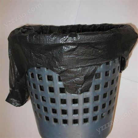 家用黑色垃圾袋 山东商华 定做厨房垃圾袋 手撕点断式塑料袋 大容量
