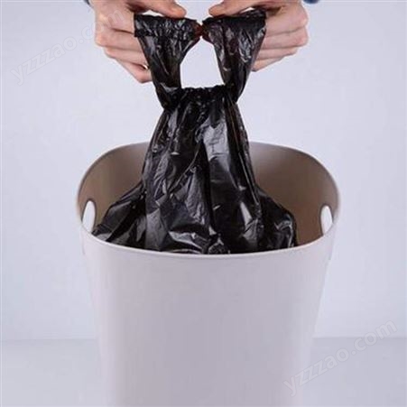 家用黑色垃圾袋 山东商华 定做厨房垃圾袋 手撕点断式塑料袋 大容量