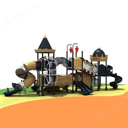 孔娃室外幼儿园公园游乐场大型组合工程塑料滑梯