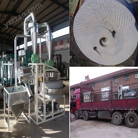 润埠泰青果石头磨磨面机_环保型FL系列荞麦脫売石磨面粉机