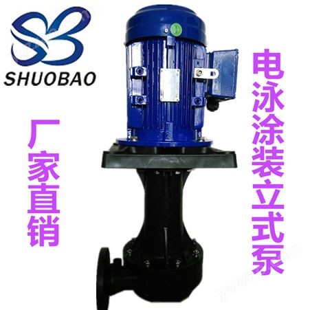 PP喷淋立式泵 耐酸碱脱硫立式液下泵 连续镀立式泵CT-65SK-7.5