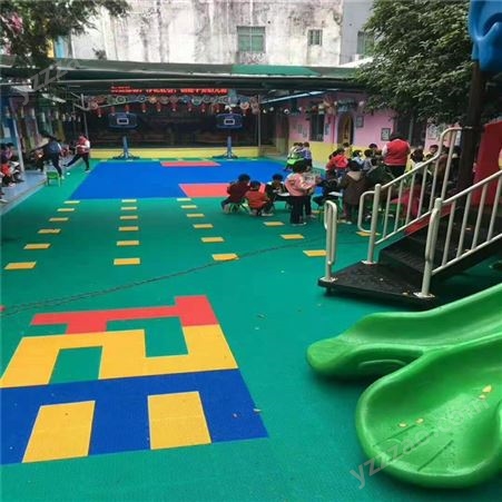 悬浮地板图案拼装_贵康茂_贵州幼儿园悬浮拼装地板厂家施工