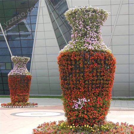 按需定制 花柱 户外景观花柱 立体花柱 可定制