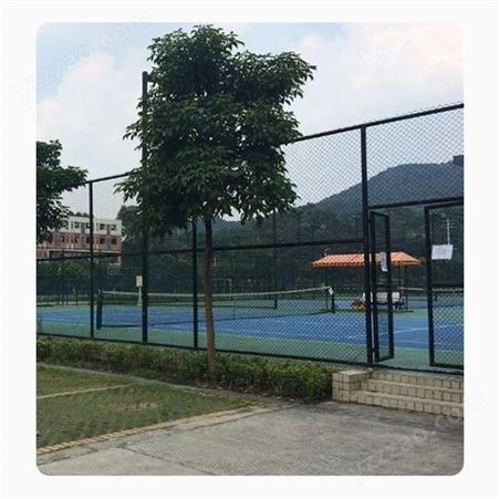 学校体育球场围网 足球场护栏网 喷塑工艺 篮球场体育围网定制