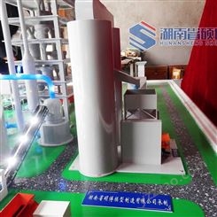 江西水泥生产线沙盘模型电话 湖南省硕博模型制造 选矿工艺设备3D教学模型