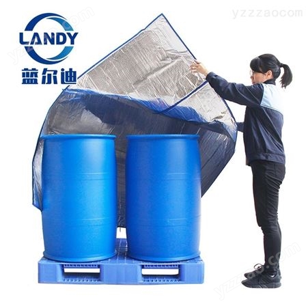吨桶隔热保温罩油桶化学品防晒防热恒温铝箔集装袋卡板运输货物盖